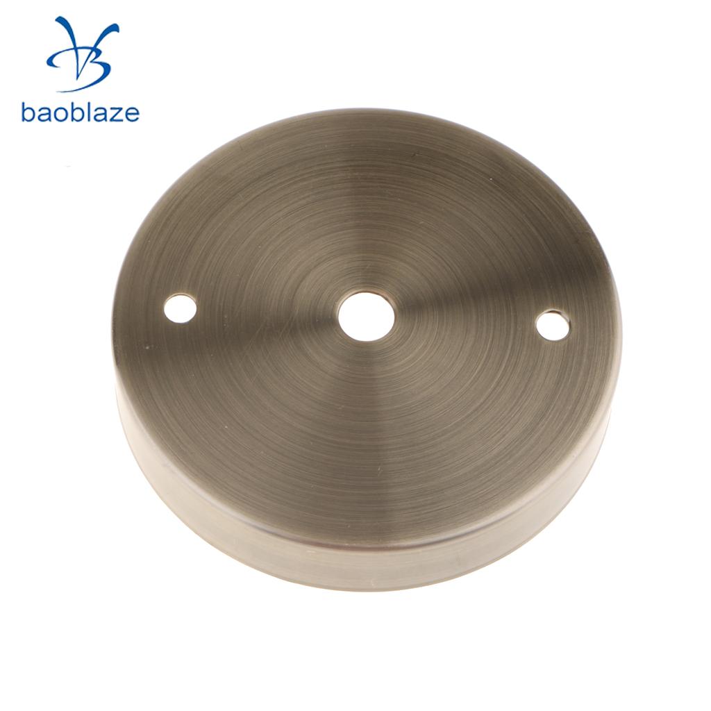 Ceiling Lamp Plate Kit Pointed Base Disc Pendant Light Accessories 100mmx15mm with Screws, Easy to DIY assembly: Bronze 