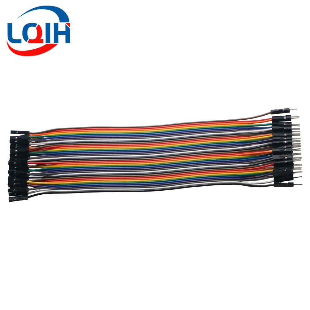40-120 unidades de cables de puente Dupont de 10/15/20 cm y 40 pines, macho a macho, macho a hembra y hembra a hembra, para kits de bricolaje