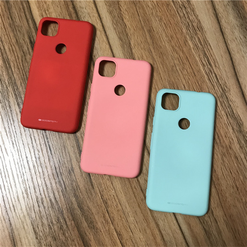 Case Voor Google Pixel 5 5A Zacht Touch Gevoel Silicon Tpu Cover