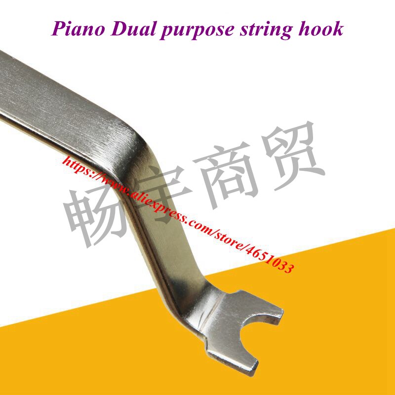 Piano tuning repair tool Piano Dual purpose string hook tools string hook + chordal distance gauge