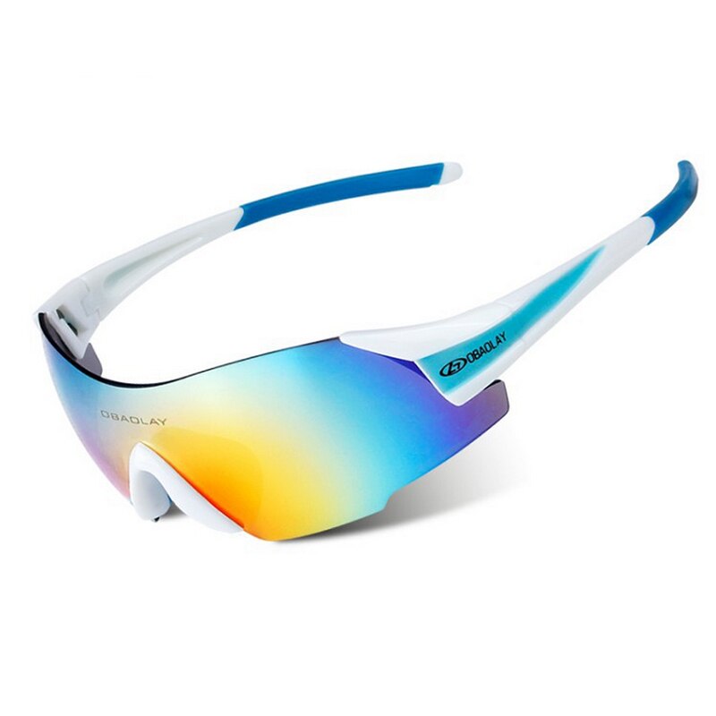 Sport Ski Goggles Motocycle Snowboarding Skateboard Eyewear for Men Women Winter Glasses UV400 Sunglasses Fishing Cycling Goggle: White Blue
