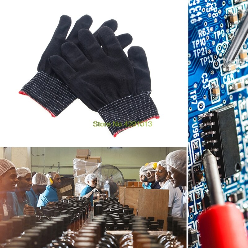 1 paar Anti Statische Gleitschutz Handschuh Frau Arbeits Handschuhe Hand Schutzhülle Gartenarbeit Tropfen Unterstützung