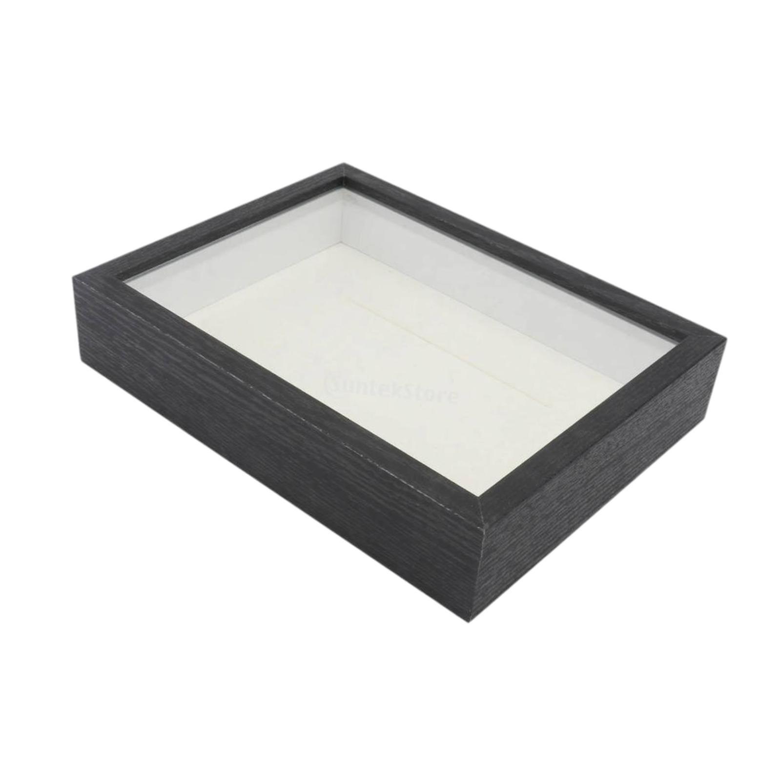 Cadre de boîte d'ombre bricolage, profondeur intérieure de 5cm, mur et brittop, présentoir pour gérer les billets d'œuvres d'art, Keepplex Flower