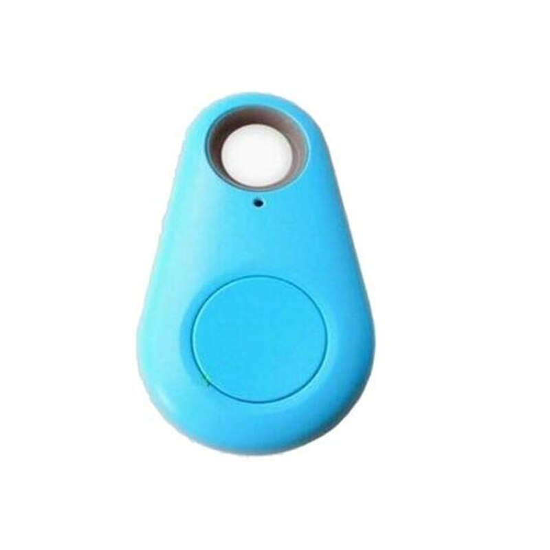 Smart bluetooth tracker locator tag alarm anti-lost device for mobile child bag wallet key finder locator anti lost tracker: Blå