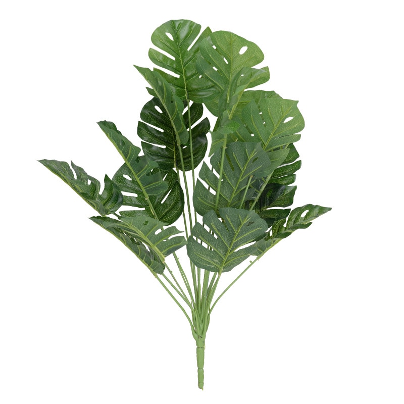 70cm Artificial Plant 18 Large Turtle Back Leaves Home Living Room Restaurant Office Hotel Decoration Garden Decoration