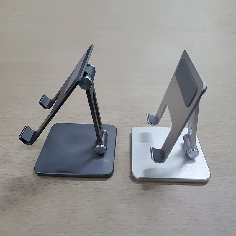 Universal Foldable Tablet Holder For Ipad Adjustable Mobile Phone Holder Aluminum Alloy Tablet Holder For Iphone Xiaomi Huawei