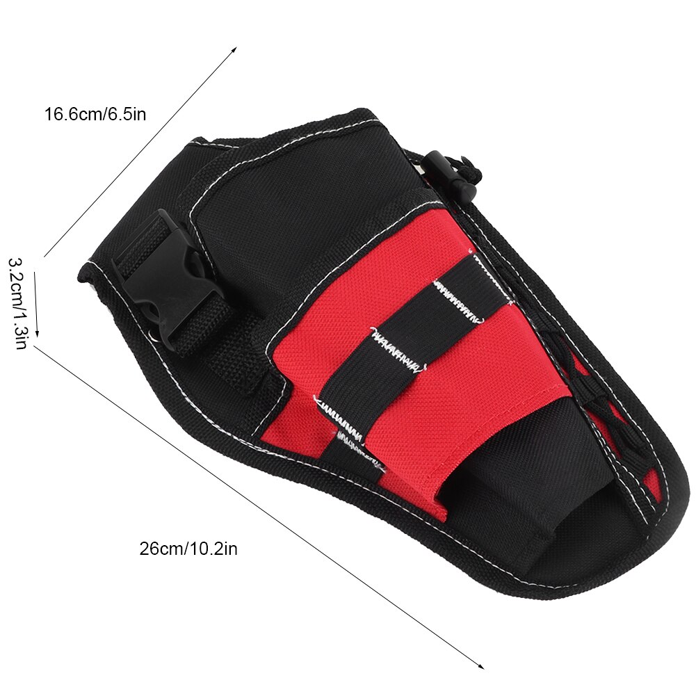 Multifunction Oxford Fabric Electrician Impact Driver Drill Holster Tool Garden Repairing Storage Tool Pouch Belt Waist Bag