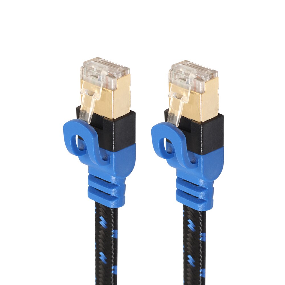 Ethernet Cable RJ45 CAT 7 CAT7 Ethernet Internet LAN Patch Network Flat Cables Cord For Router Switc 0.5m/1m/2m/5m/10m/15m/20m
