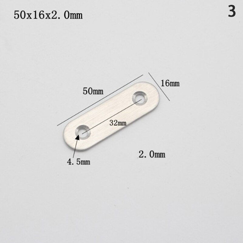 1/2/10pcs Stainless Steel Connector of Straight Iron Sheet Angle Cabinet Corner Code