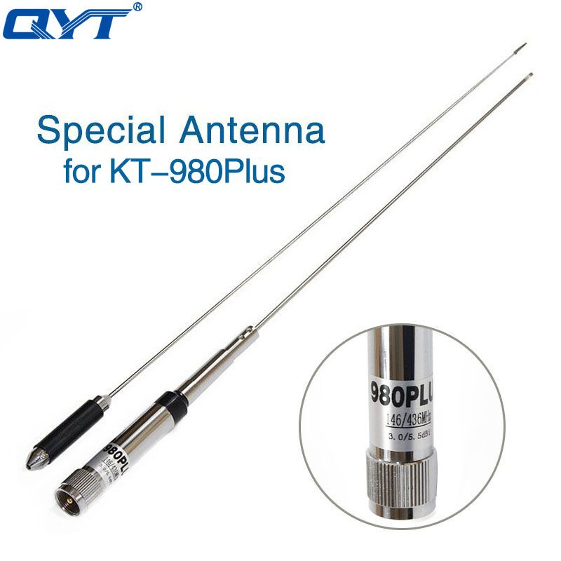 QYT KT-980 Plus Powerful Dual Band 146/436MHz 3.0/5.5dBi Mobile Radio Antenna for QYT KT-980Plus Car Mobile Radio KT-980Plus