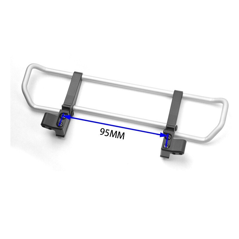 Metall Front Bumper & Bas för 1/10 RC Crawler Bil Traxxas TRX4 G500 TRX6 G63