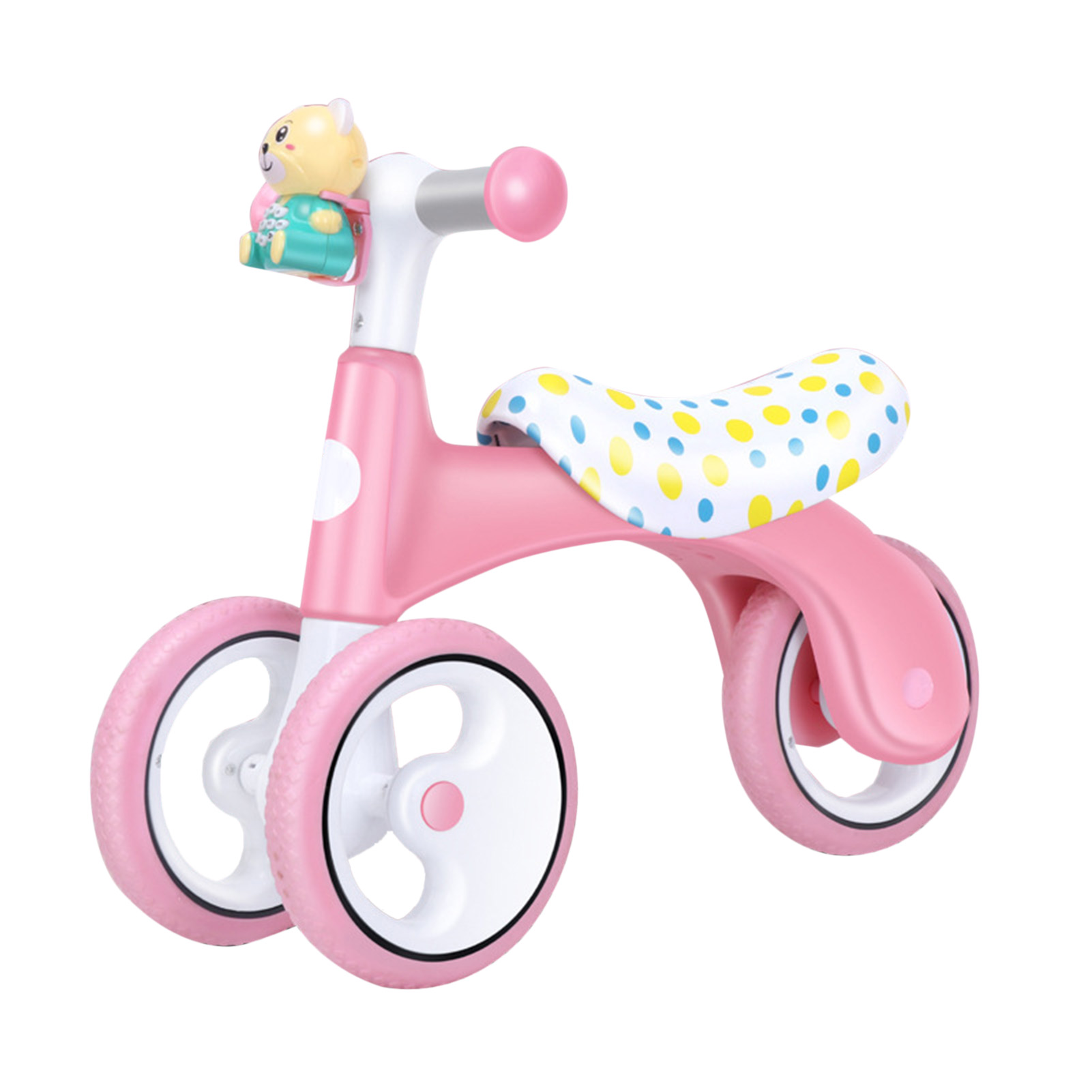 Bicicleta de equilibrio para bebé, andador de juguete con ruedas silenciosas, Scooter para bebé, coche de equilibrio, 3 colores