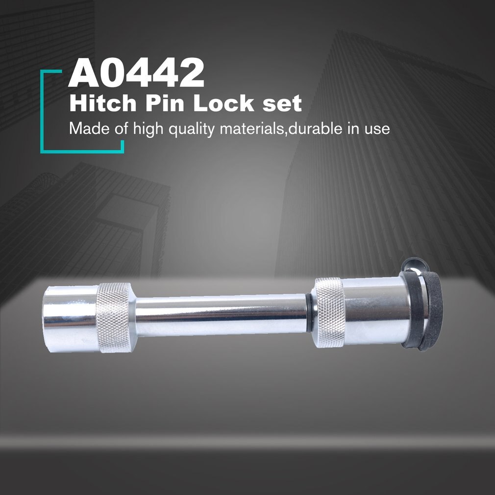 Waterproof Long Shackle Hitch Pin Coupler Latch Trailer Hitch Receiver Lock Hitch Pin Tow Bar Tongue Anti Theft