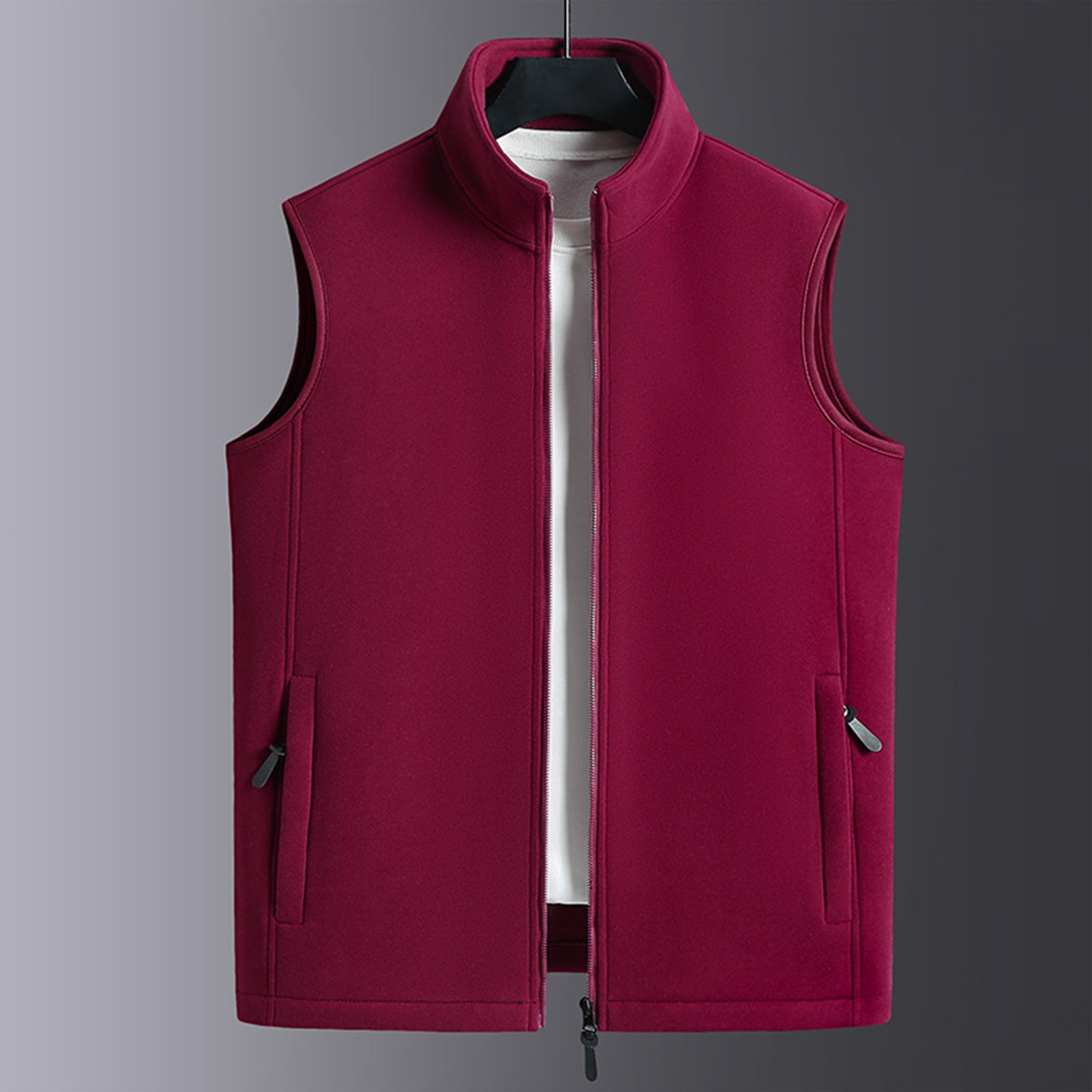 Heren Polar Fleece Vesten Outdoor Vest Unisex Multi-pocket Warm Winddicht Winter Nieuw Wandelen Ski Cargo Vest