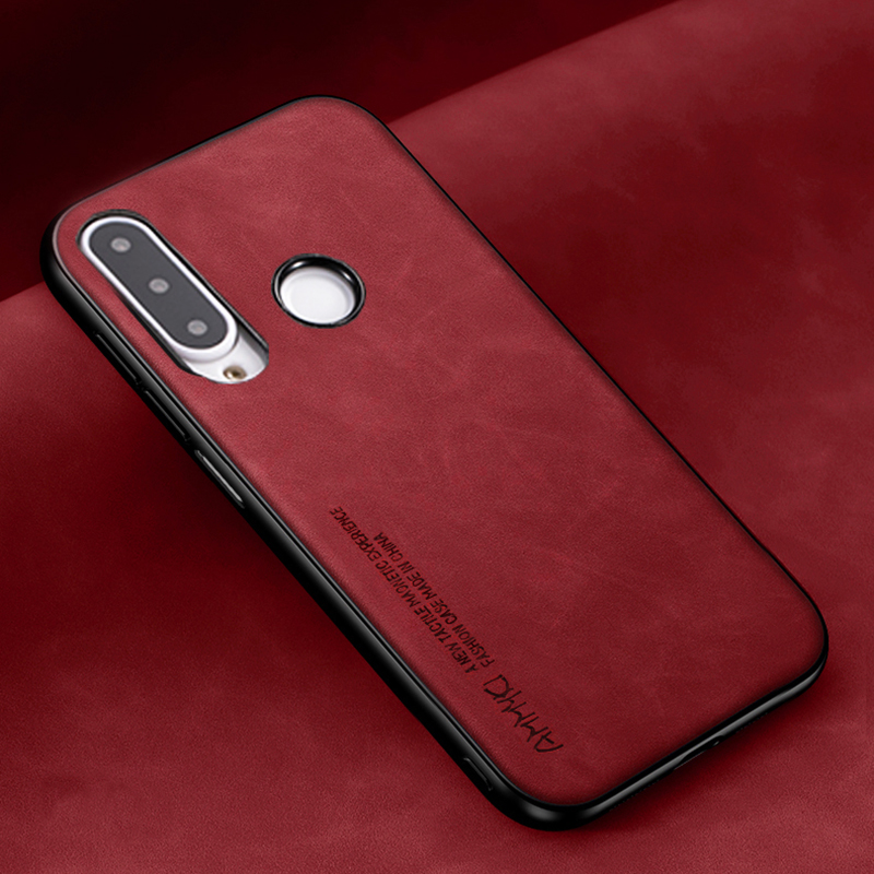 Funda de cuero suave a la para Huawei P30 Lite Nova 4 enjoy Max funda de silicona PU para Huawei Honor 8X 20 Max Lite Note 10: Neopreno / Gris