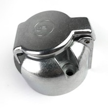 1Pcs 7 Core Trailer Truck Spring Wire Van Cargo Metal Plug Socket Essential For Trailer