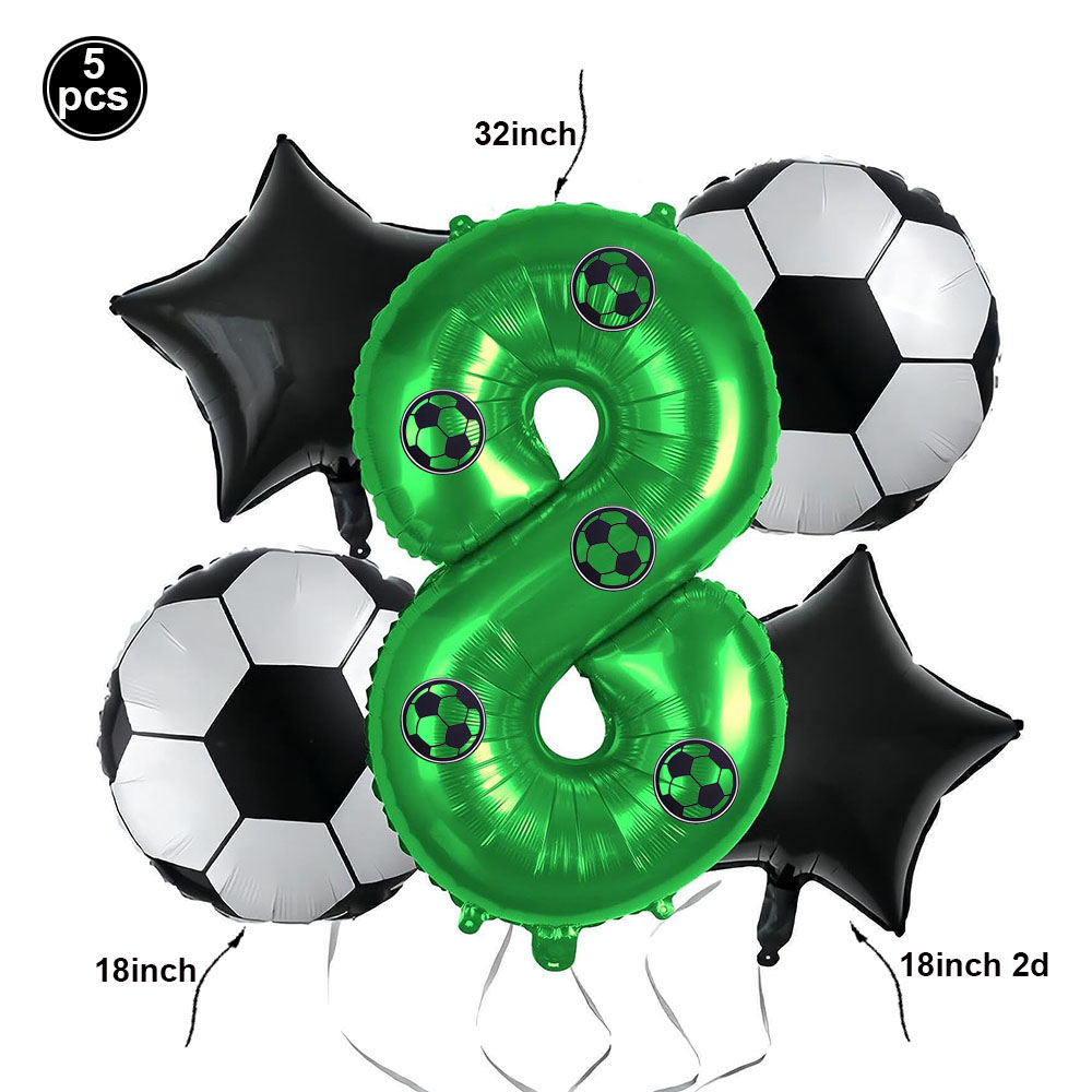 FußBall Ballon Bausatz Geburtstag Dekor für Jungen FußBall Geburtstag Party Lieferungen FußBall Party Ballon FußBall Sport Thema Party Gefälligkeiten