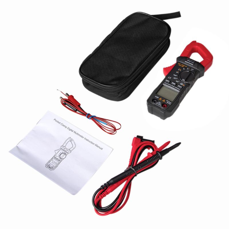 6000 Counts True RMS Clamp Meter Digital Multimeter w/ Square Wave Output Diode B85C