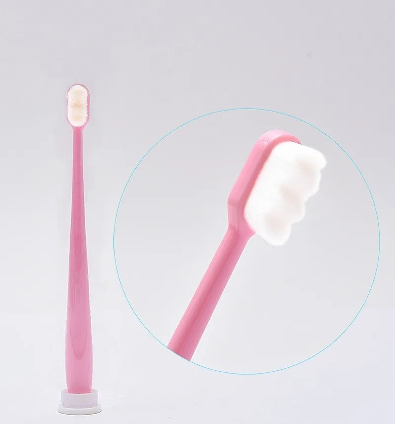 Adult Toothbrush Ultra Soft-bristled Toothbrush Nano Toothbrush for Sensitive Gums Extra Toothbrushes Sensitive Teeth: Silver