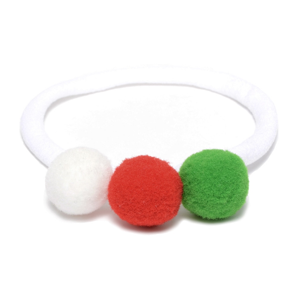 24pcs/lot Pom pom Sweet Baby Headband Soft Nylon Headband Infant Hair Accessory