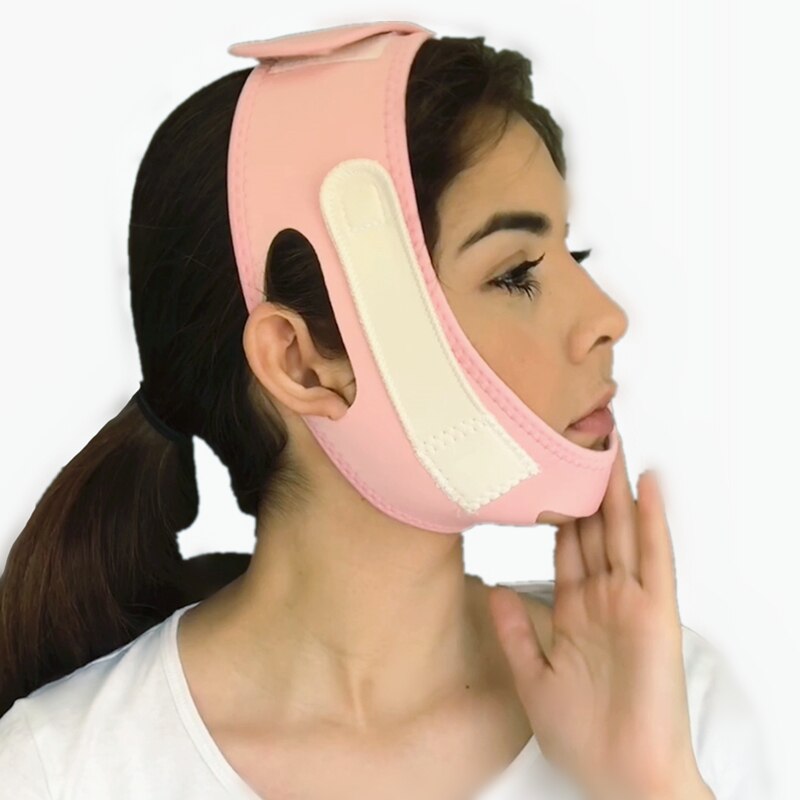 Gezicht Afslanken Riem Voor Vrouwen Facial Afslanken Tool V-Lijn Lifting Band Beeldhouwen Bandage Man Modellering Riem Gezicht Vaste riem
