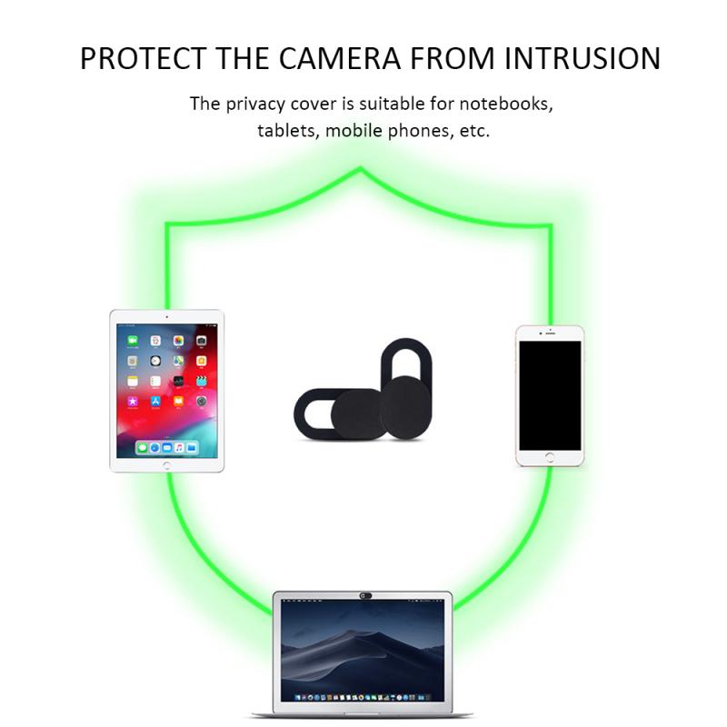 Adesivo per la Privacy del telefono cellulare in metallo copertura della WebCam otturatore cursore a spinta magnetico per Iphone PC Laptop Tablet Smartphone Lens Protect