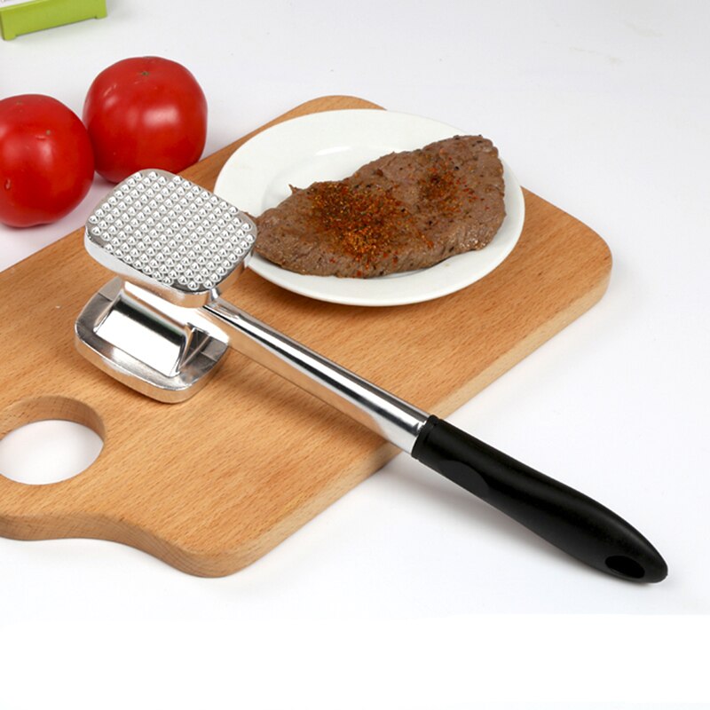 Martilleo martillo de carne suelto aguja para carne de aleación de aluminio de martillo para bistec carne martillo licitación aguja para carne de cerdo fila martillo herramienta