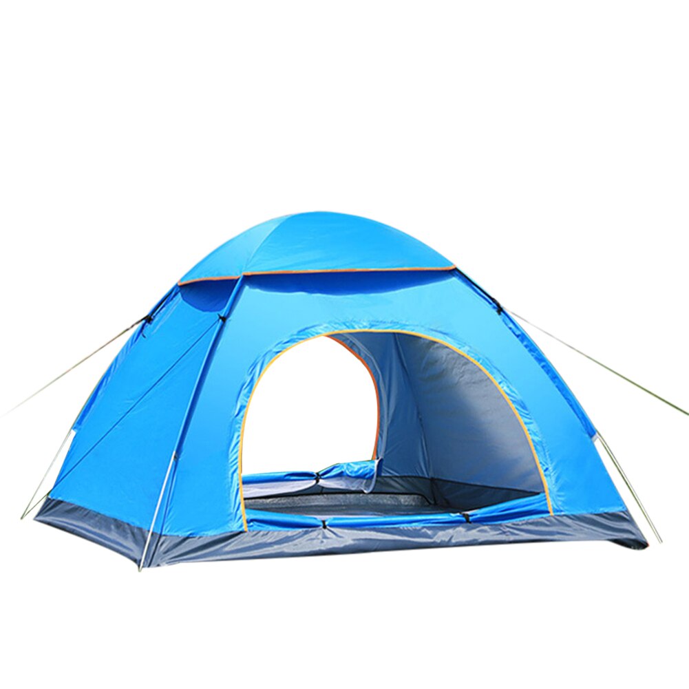 Outdoor Automatic Camping Tent Folding Fast Open Travel Beach Camp Garden Sun Shade Tent MVI-ing: Red