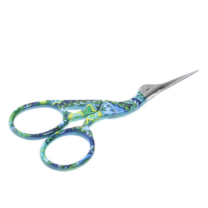 Rvs Schaar Ooievaar Borduurwerk Naaien Wenkbrauw Waxen Nail Art Tool: Style 1-GN