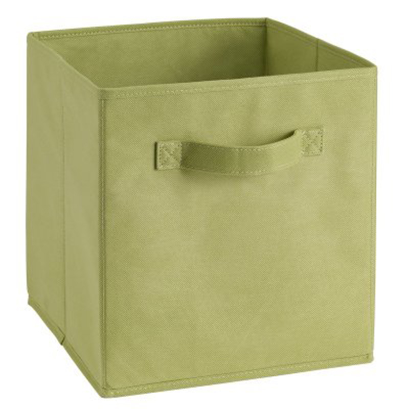 Non-Woven Fabric Dust-Proof Clothes Storage Bin Folding Cabinet Storage Box with Handle Home Office Closet Organizer Container