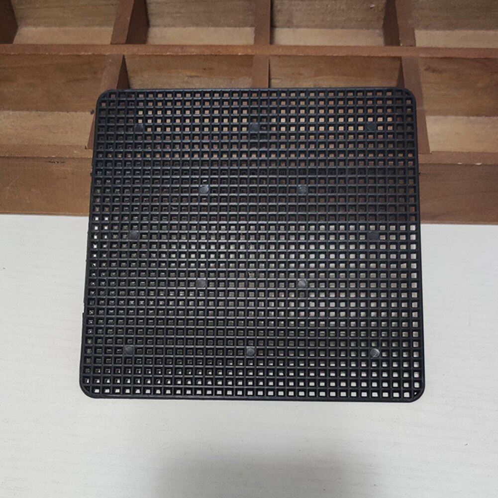 100pcs/set Horticultural Plant Pot Drainage Mat Practical Balcony Bonsai For Garden Square Agricultural Mesh Bottom Pad Durable