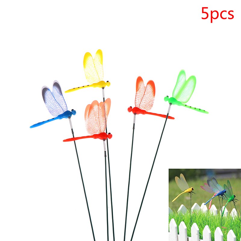 5PCS 30cm Artificial Dragonfly Garden Lawn Decorated Flower Decoration Garden