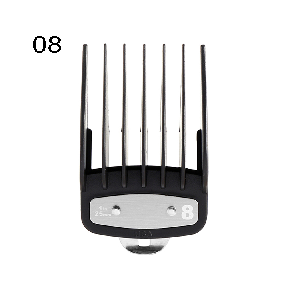 10 pcs 3-25mm Universal Hair Clipper Guide Limit Comb Trimmer Guards Attachment Styling Barber Tools: 1in  25mm