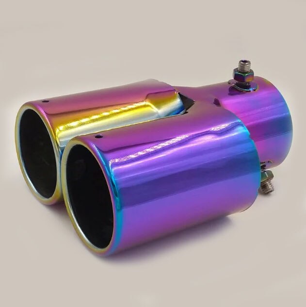 car Stainless steel protect cover muffler pipe outlet dedicate exhaust tip tail 1pcs For Mazda 3 Axela: B1001Ma63