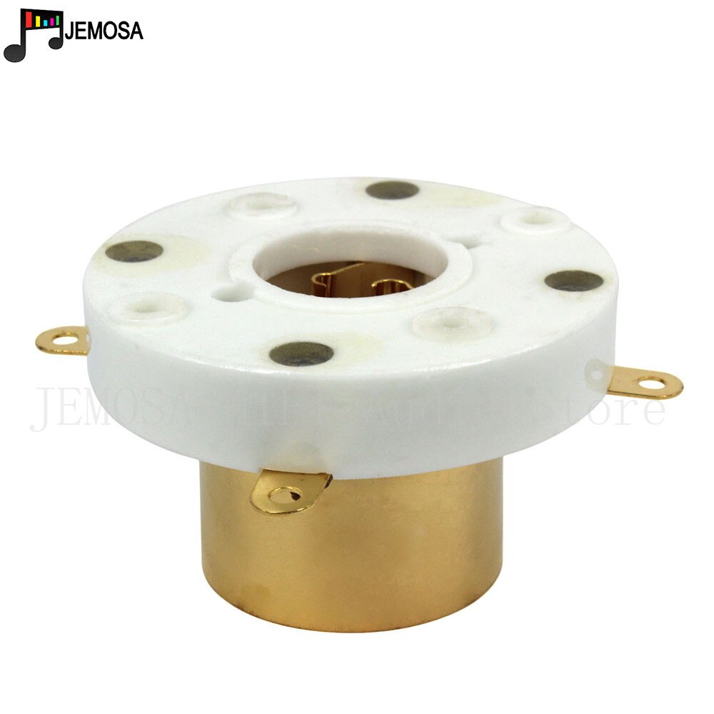 1PC Ceramic Tube Socket 4Pins Electron Tube Socket For 845 211 805 FU-5 Vacuum Tube