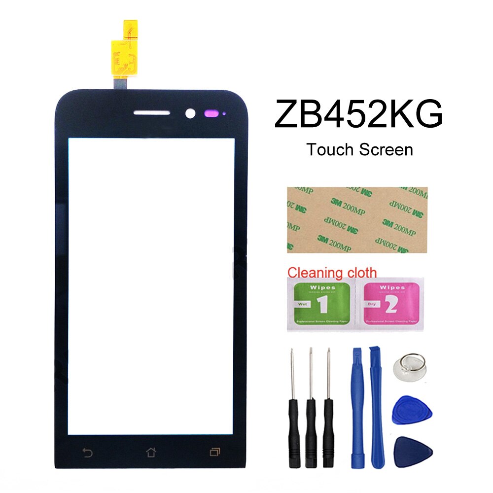4.5'' Front Glass Panel For Asus ZenFone Go ZB452KG Touch Screen Digitizer Sensor Replacement