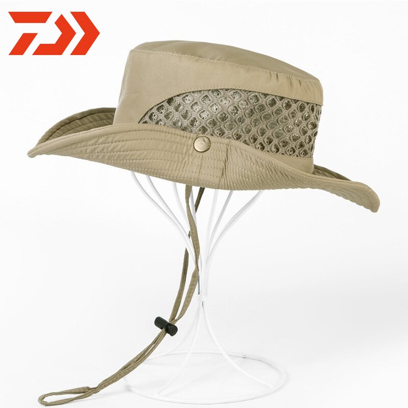 Daiwa fiskekasket mandlig sommer bjergbestigning afslappet hat sommer udendørs solhat stor udhæng solhat: Fotofarve 3