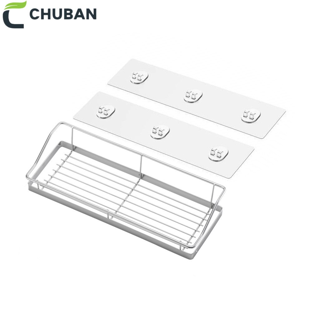 CHUBAN Multifunctional Stainless Steel Non Perforated Paper Towel Storage Rack In Bathroom, Toilet and Kitchen Towel Rack A125
