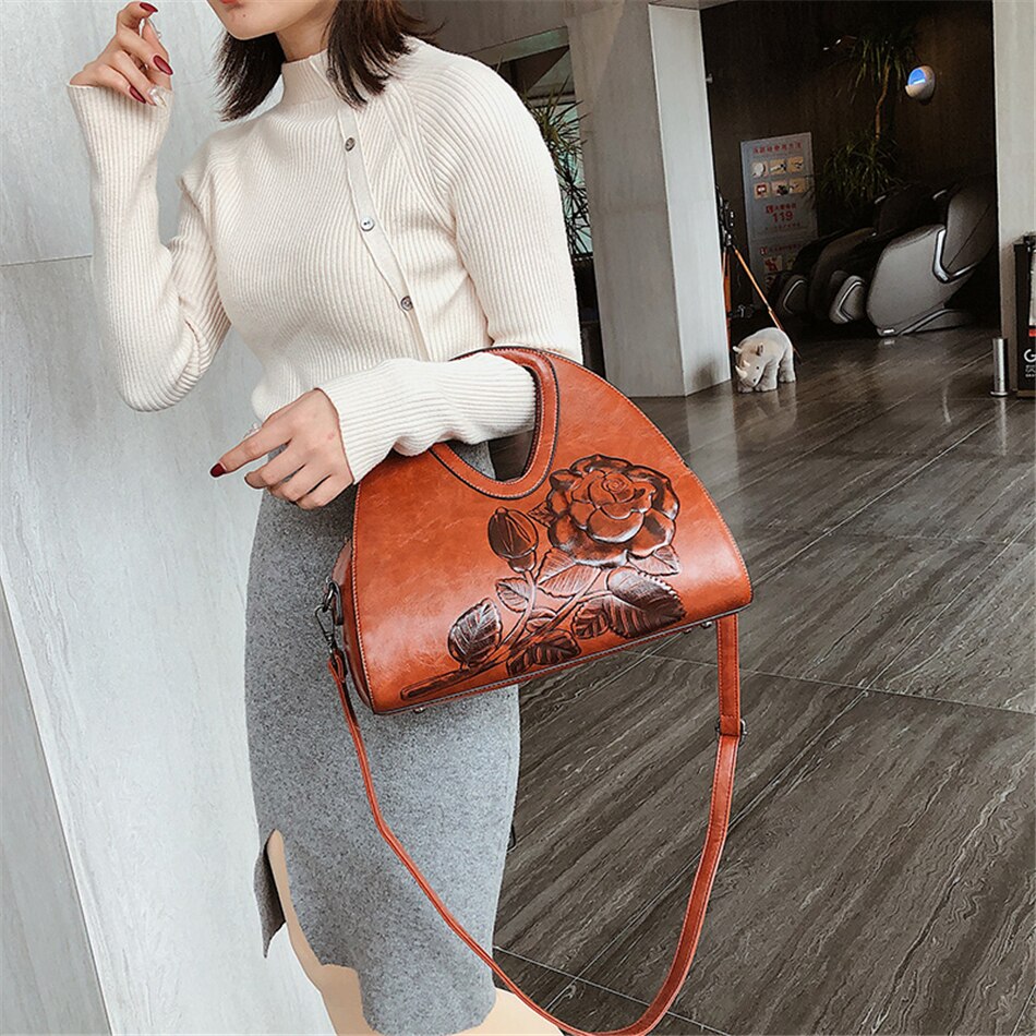 Handtassen met rozenprint voor dames, luxe merktassen, dames messenger bags, tote bags voor dames