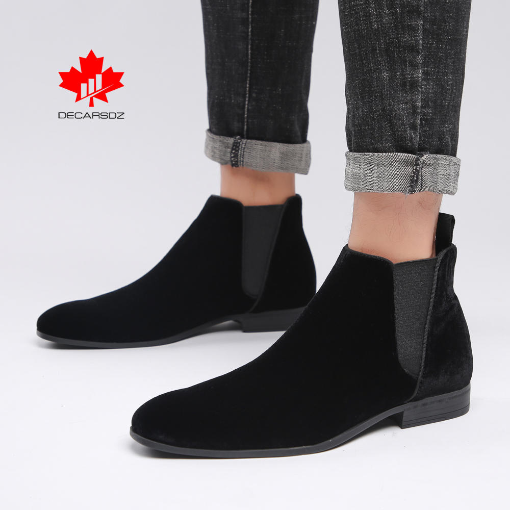 Botas clásicas Chelsea para hombre, botas casuales cómodas de otoño , zapatos de para hombre, botas de hombre con banda elástica, botas para hombre, calzado para hombre