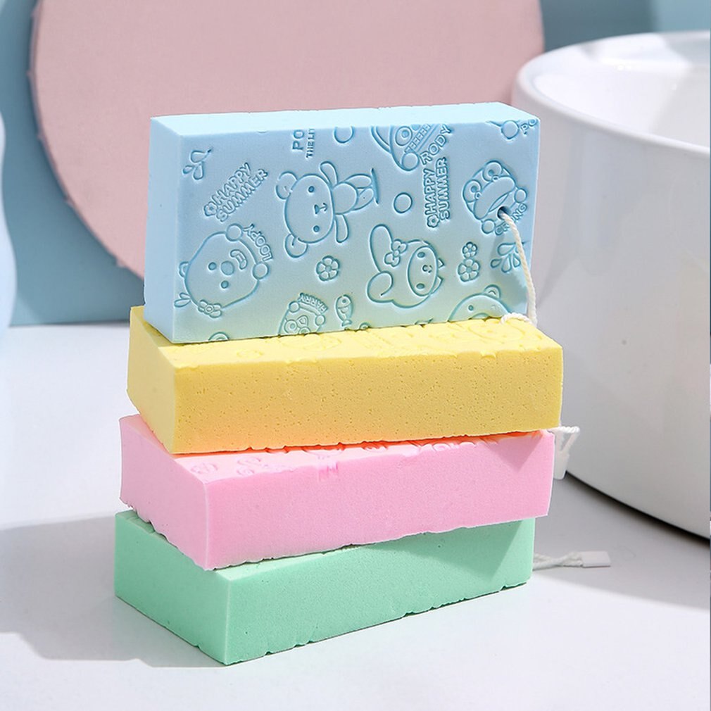 Baby Boy Girl Body Shower Washing Sponge Scrubber Bath Brushes Soft Children's Bath Sponge Brushes