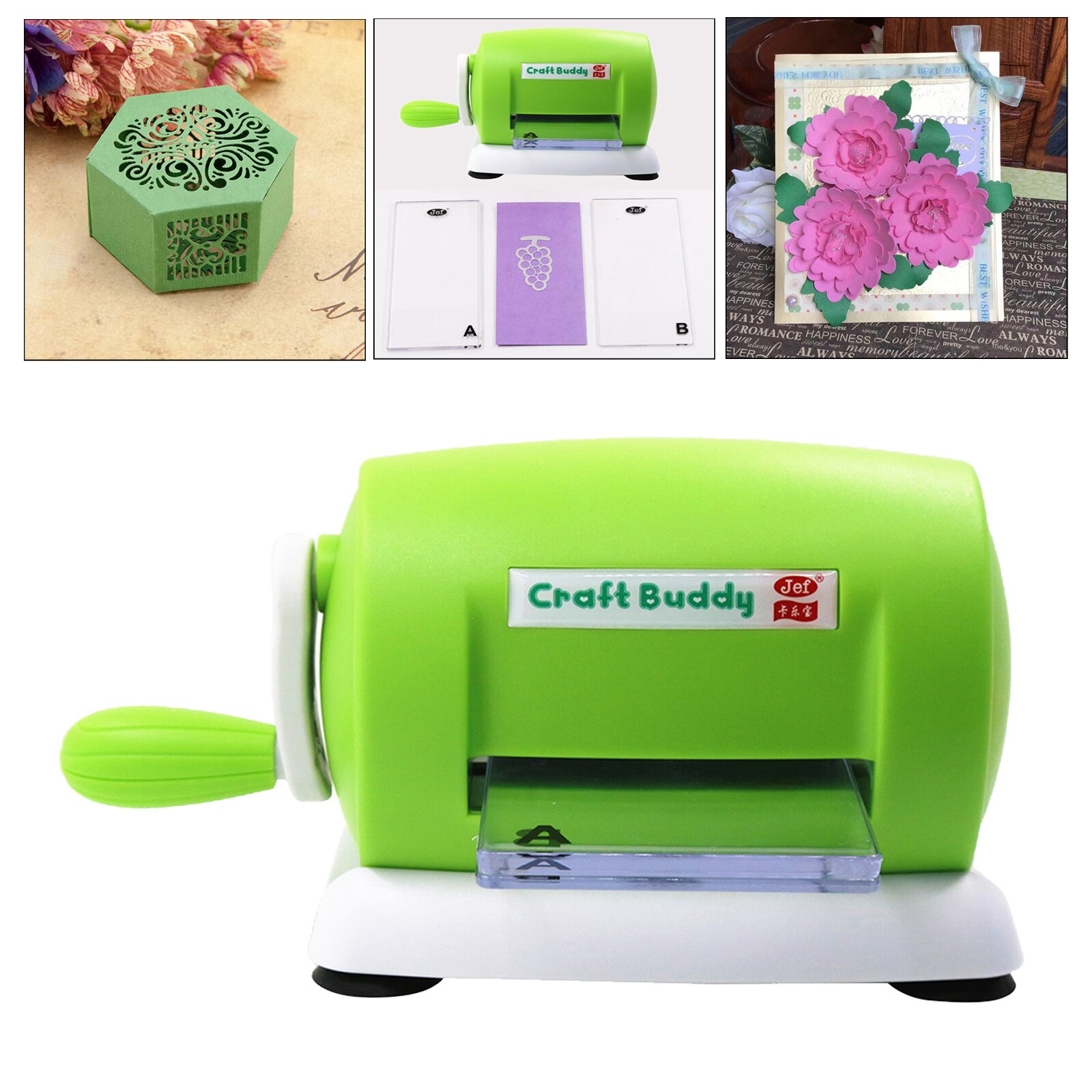 Portable Die Cutting and Embossing Machine Scrapbooking Tool for Paper Cutting