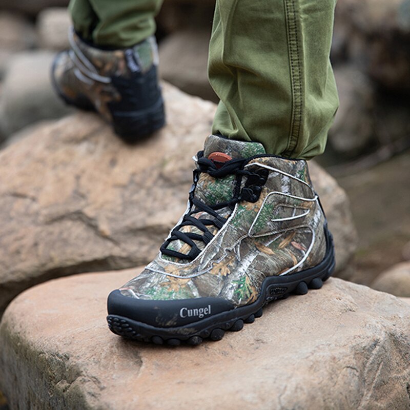 Vesonal vinter ankel sne mænd jagtstøvler snestøvler varme vandtætte mænd afslappet støvle camouflage sneakers udendørs stor størrelse