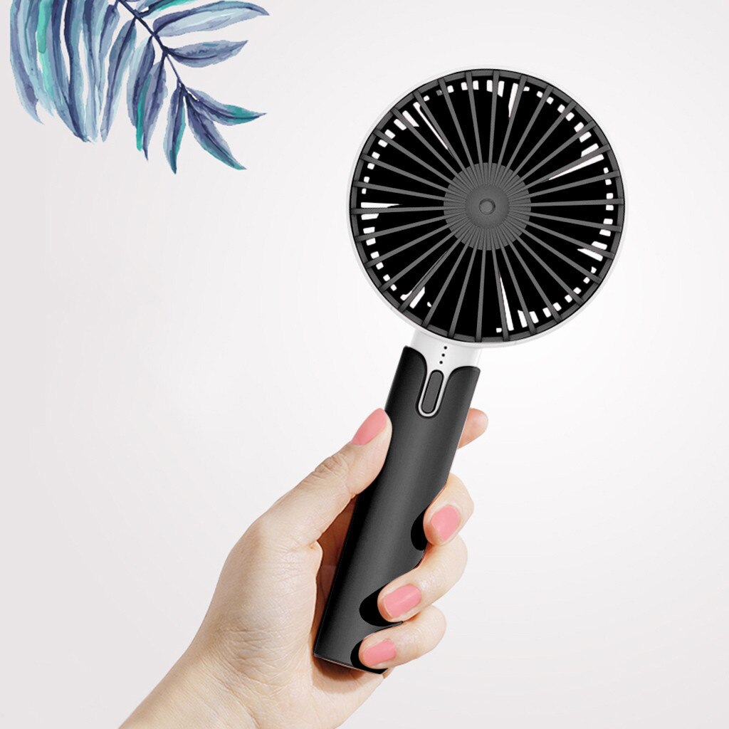 Portable Rechargeable Fan Air Cooler Operated Hand Held Usb Home Office Desk Desk Travel Usb Rechargeable Fan#g30