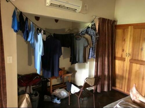 Travel Clothes Line Clothesline Washing Camping Hanging Airer Rope Drier