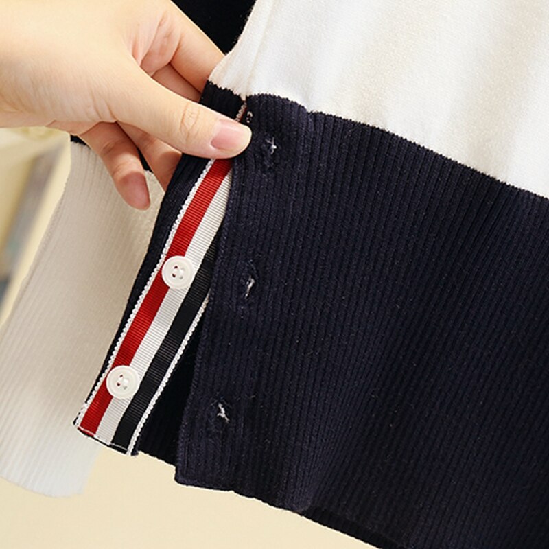 Sweter Y2k swetry 2021 jesień swetry na zimę odzież damska z długim rękawem koreańnarty modny szczyt Got Kawaii gotyk odzież z dzianiny