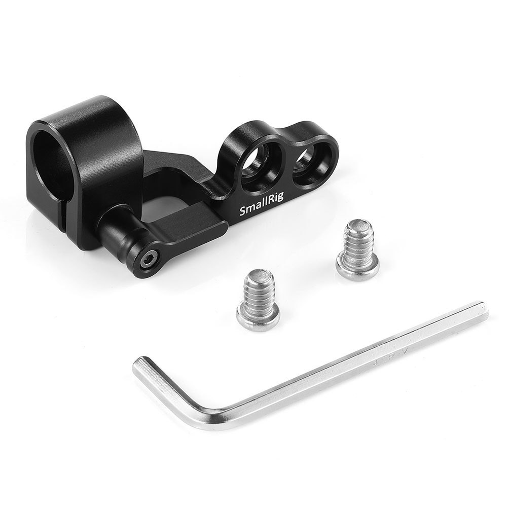 SmallRig 15mm Single Rod Clamp for BMPCC 4K / BMPCC 6K Cage To Mount a Follow Focus Motor like for Tilta Nucleus Nano 2279