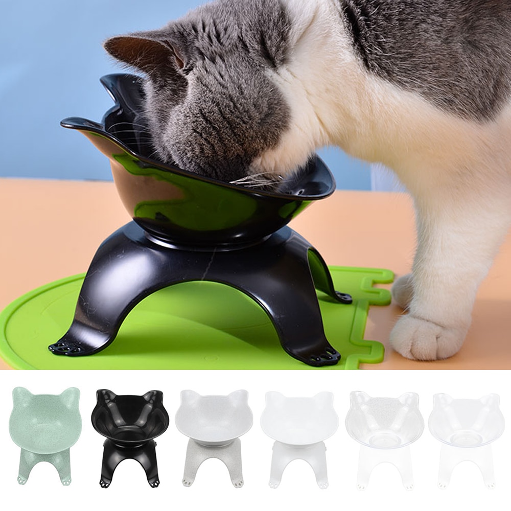 Verhoogde Kommen Voor Katten Enkele Dubbele Kat Bowls Verhoogde Stand Kat Voeden & Watering Supplies Hond Feeder Dierbenodigdheden