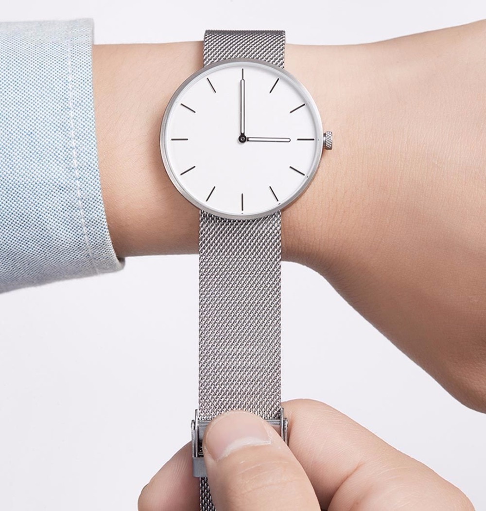 Reloj de pulsera Original Xiaomi Mijia twentyseven, reloj de pulsera de estilo informal, reloj de cuarzo resistente al agua para parejas