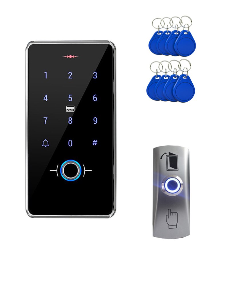 13.56MHZ ABS case Access system fingerprint reader Wiegand26 Reader Fingerprint Access Control Card System IP68 Weatherproof